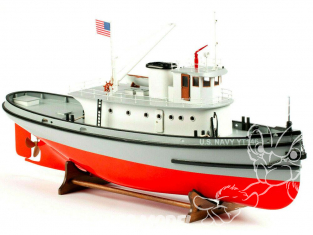 Billing boats bateau bois 708 HOGA Bateau remorqueur U.S. Pearl Harbor 1/50