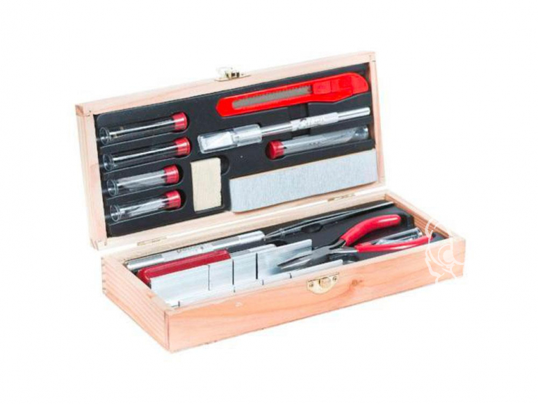 Excel outillage maquette 44291 Set de couteaux Jeu d'outils de modeliste de luxe