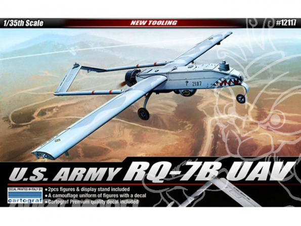 Academy maquettes avion 12117 Drone US Army RQ-7B UAV 1/35