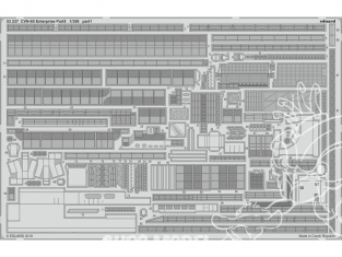 Eduard photodecoupe bateau 53237 CVN-65 USS Enterprise Partie 5 Tamiya 1/350