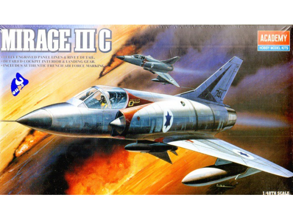 ACADEMY maquettes avion 12247 MIRAGE III-C FIGHTER 1/48