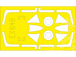 Eduard Express Mask EX648 Hunter F.6 TFace Airfix 1/48