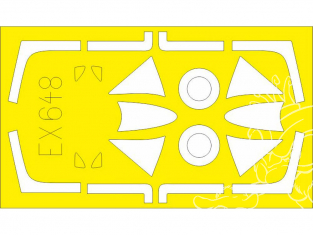 Eduard Express Mask EX648 Hunter F.6 TFace Airfix 1/48