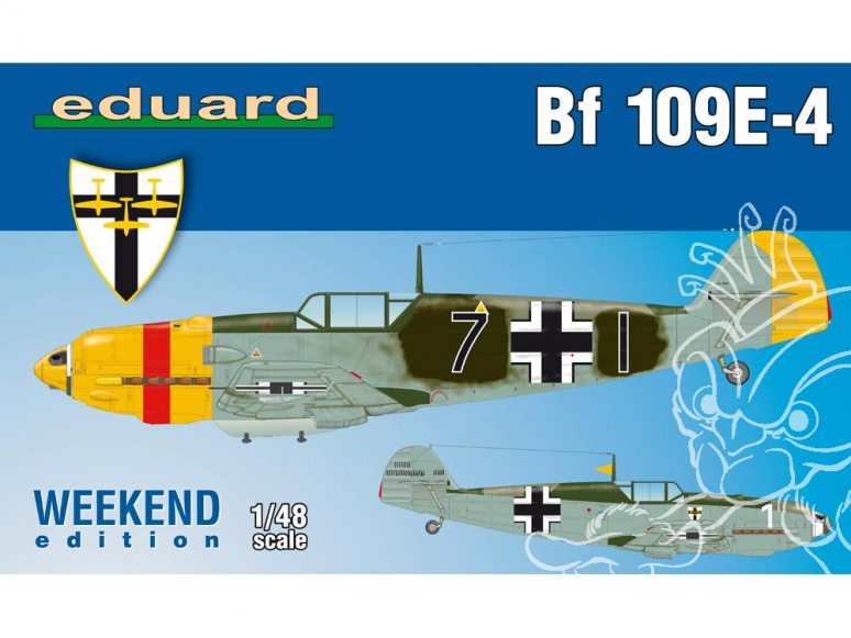EDUARD maquette avion 84153 Messerschmitt Bf 109E-4 WeekEnd Edition 1/48