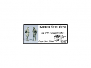 Copper State Models personel F32-034 Équipage naval allemand WWI 1/32