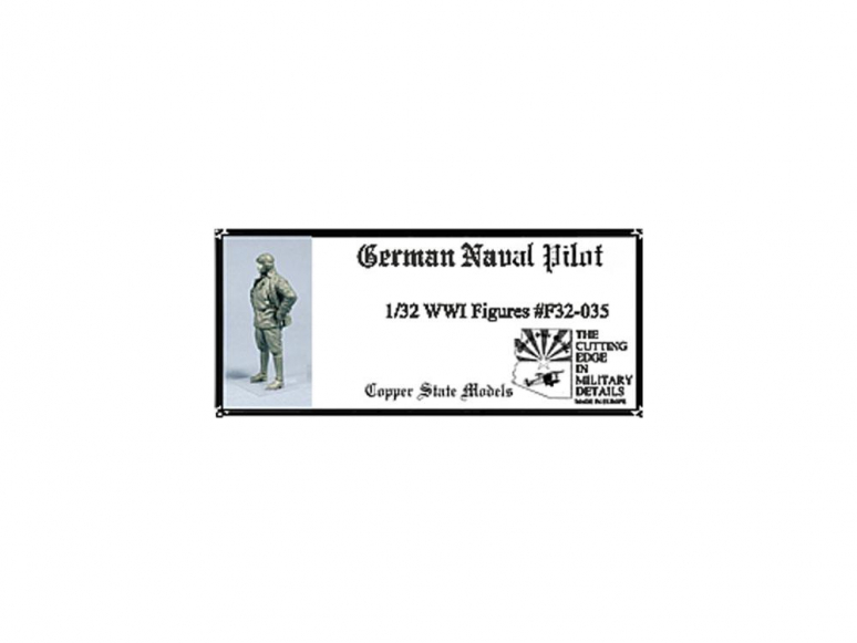 Copper State Models personel F32-035 Pilote de la marine allemande WWI 1/32