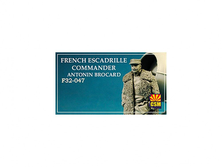 Copper State Models personel F32-047 Commandant d'escadrille française Antonin Brocard WWI 1/32