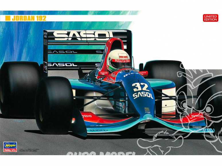 Hasegawa maquette voiture 20368 Jordan 192 1/24