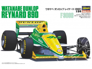 Hasegawa maquette voiture 20370 Watanabe Dunlop Reinard 89D 1/24