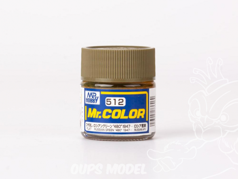 peinture maquette Mr Color C512 Vert Russe 4BO 1947 Mat 10ml