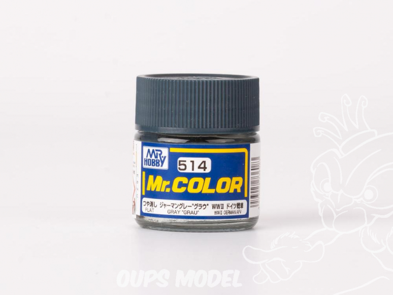 peinture maquette Mr Color C514 Gris - Grau Mat 10ml