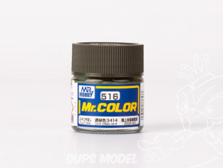 peinture maquette Mr Color C516 Vert foncé 3414 Mat 75% 10ml