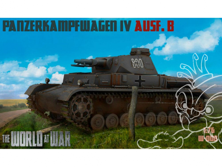 IBG maquette militaire w-008 The World of War Panzerkampfwagen IV Ausf.B 1/72