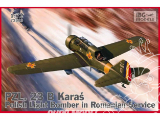 IBG maquette avion 72510 PZL 23B Karaś Roumain 1/72