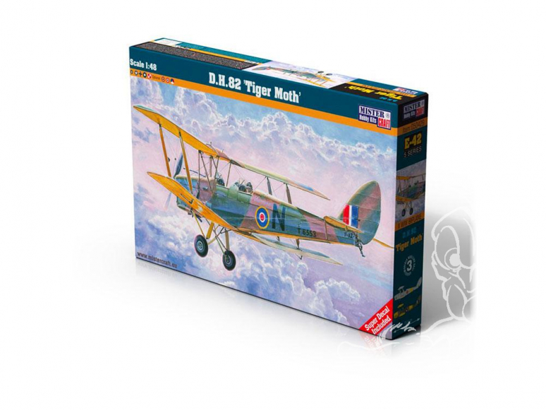 Master CRAFT maquette avion 050429 D.H 82 Tiger Moth 1/48