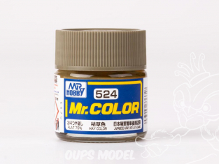 peinture maquette Mr Color C524 Couleur foin Mat 75% 10ml