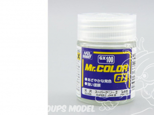peinture maquette Mr Color GX100 Vernis brillant - Super Clear III 18ml