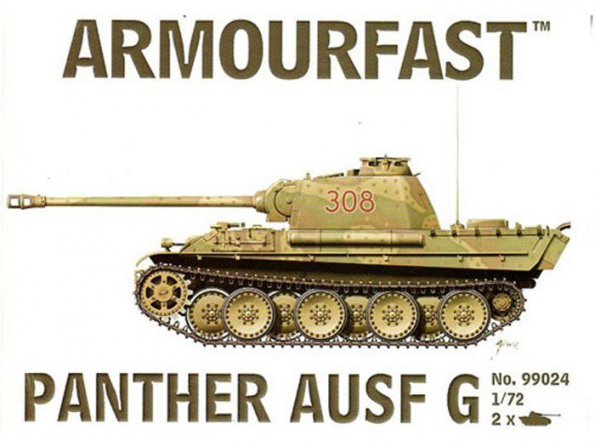 Armourfast maquette militaire 99024 PANTHER AUSF G 1/72