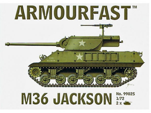 ARMOURFAST maquette militaire 99025 M36 JACKSON 1/72