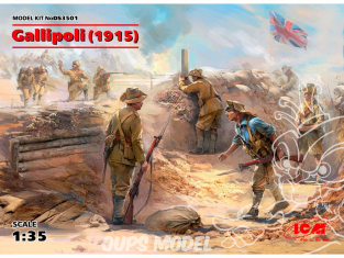 Icm maquette figurines DS3501 Gallipoli (1915) 1/35