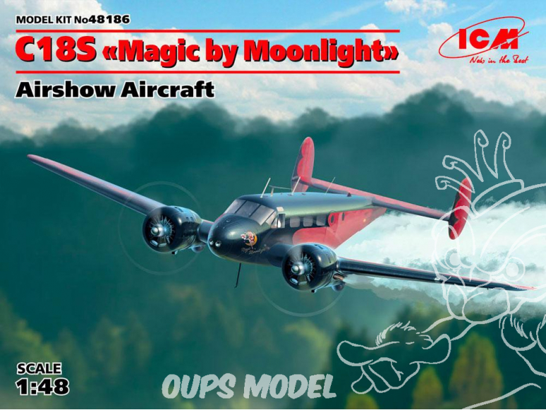 Icm maquette avion 48186 C18S "Magic by Moonlight" spectacle aérien américain 1/48