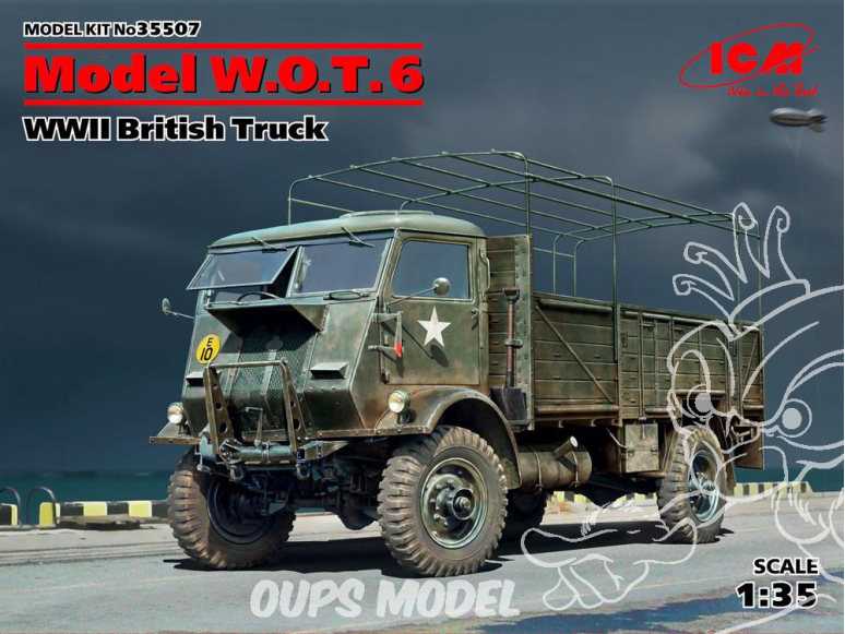 Icm maquette militaire 35507 Ford Model W.O.T. 6, WWII camion britanique 100% nouveau moule 1/35