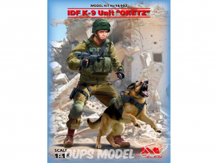 Icm maquette figurine 16102 IDF K-9 Unitz "OKETZ" 1/16
