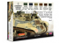 Lifecolor set de peintures cs44 Couleurs acryliques Lifecolor pour les chars britanniques de la seconde guerre mondiale