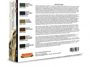 Lifecolor Set De Peintures CS53 NMM Or