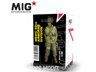 MIG Productions by AK MP35-334 Médecin 82e division aéroportée 1/35