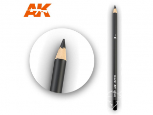 Ak interactive AK10001 Crayon acrylique de vieillissement Noir