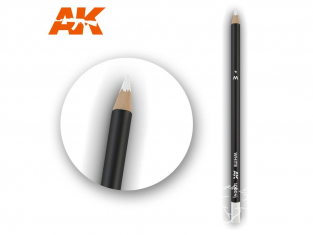 Ak interactive AK10004 Crayon acrylique de vieillissement Blanc