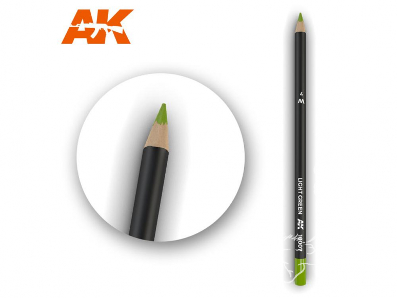 Ak interactive AK10007 Crayon acrylique de vieillissement Vert clair