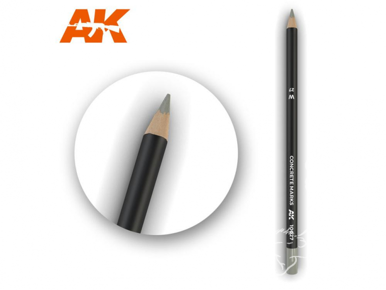 Ak interactive AK10027 Crayon acrylique de vieillissement Marques béton