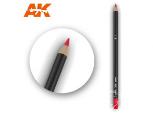 Ak interactive AK10031 Crayon acrylique de vieillissement Rouge
