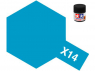 peinture maquette tamiya x14 bleu ciel brillant 10ml