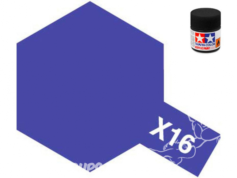 peinture maquette tamiya x16 purple brillant