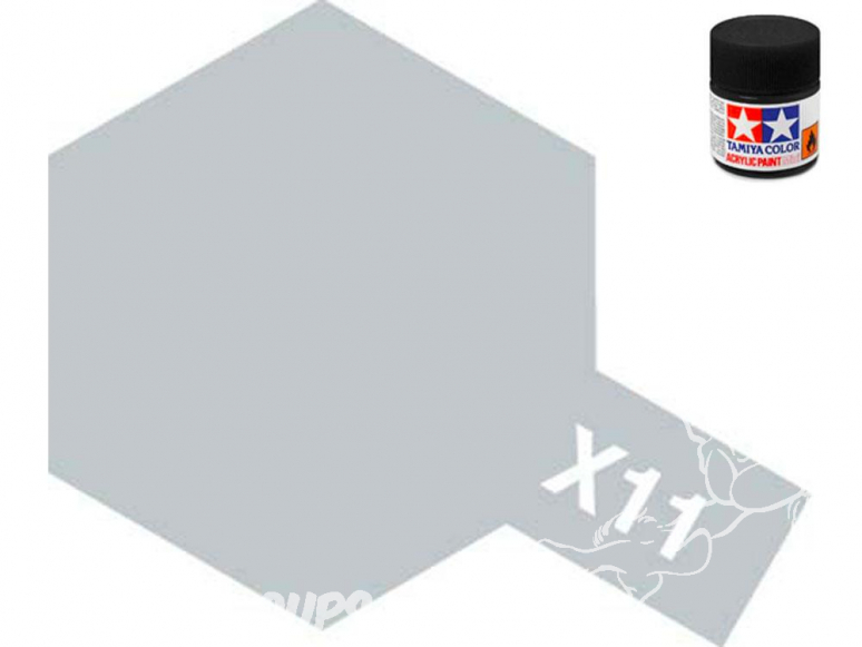 Peinture maquette tamiya x11 XL chrome brillant 23ml