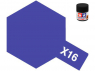 Peinture Acrylique TAMIYA X-16 Purple • Brillant • Pot De 23 Ml • Pour Modélisme