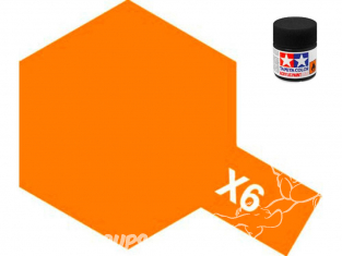 peinture maquette tamiya x06 XL orange brillant 23ml