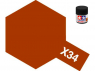 peinture maquette tamiya x34 marron metal 10ml