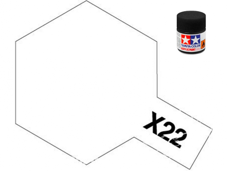 peinture maquette tamiya x22 vernis brillant