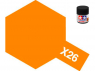 peinture maquette tamiya x26 orange clear 10ml