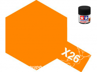 peinture maquette tamiya x26 XL orange clear 23ml
