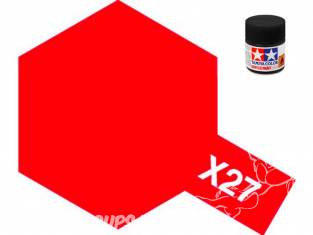 peinture maquette tamiya x27 rouge clear