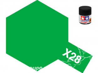 peinture maquette tamiya x28 vert herbe brillant