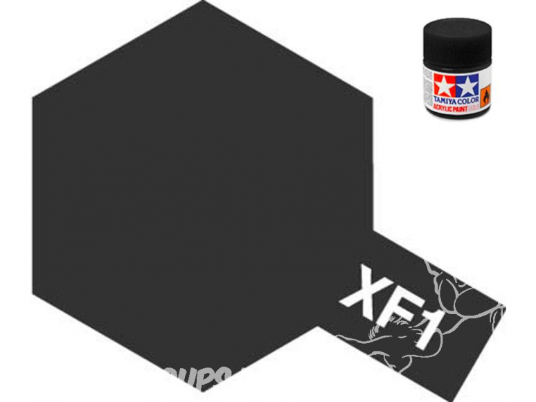 peinture maquette tamiya xf01 noir mat