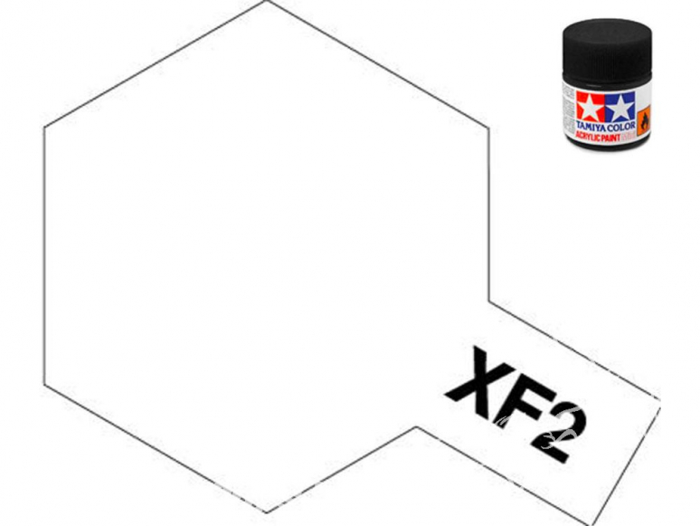 peinture maquette tamiya xf02 blanc mat