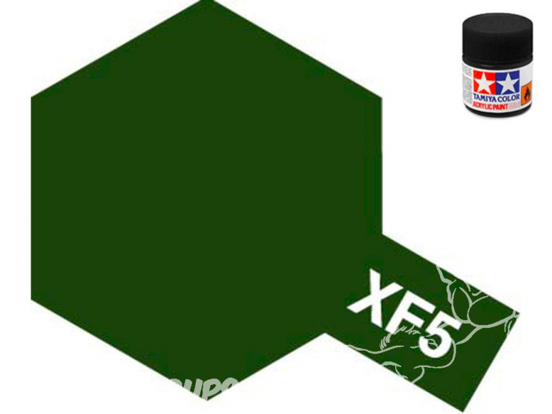 peinture maquette tamiya xf05 vert mat