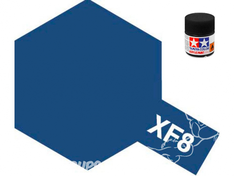 peinture maquette tamiya xf08 XL bleu mat 23ml